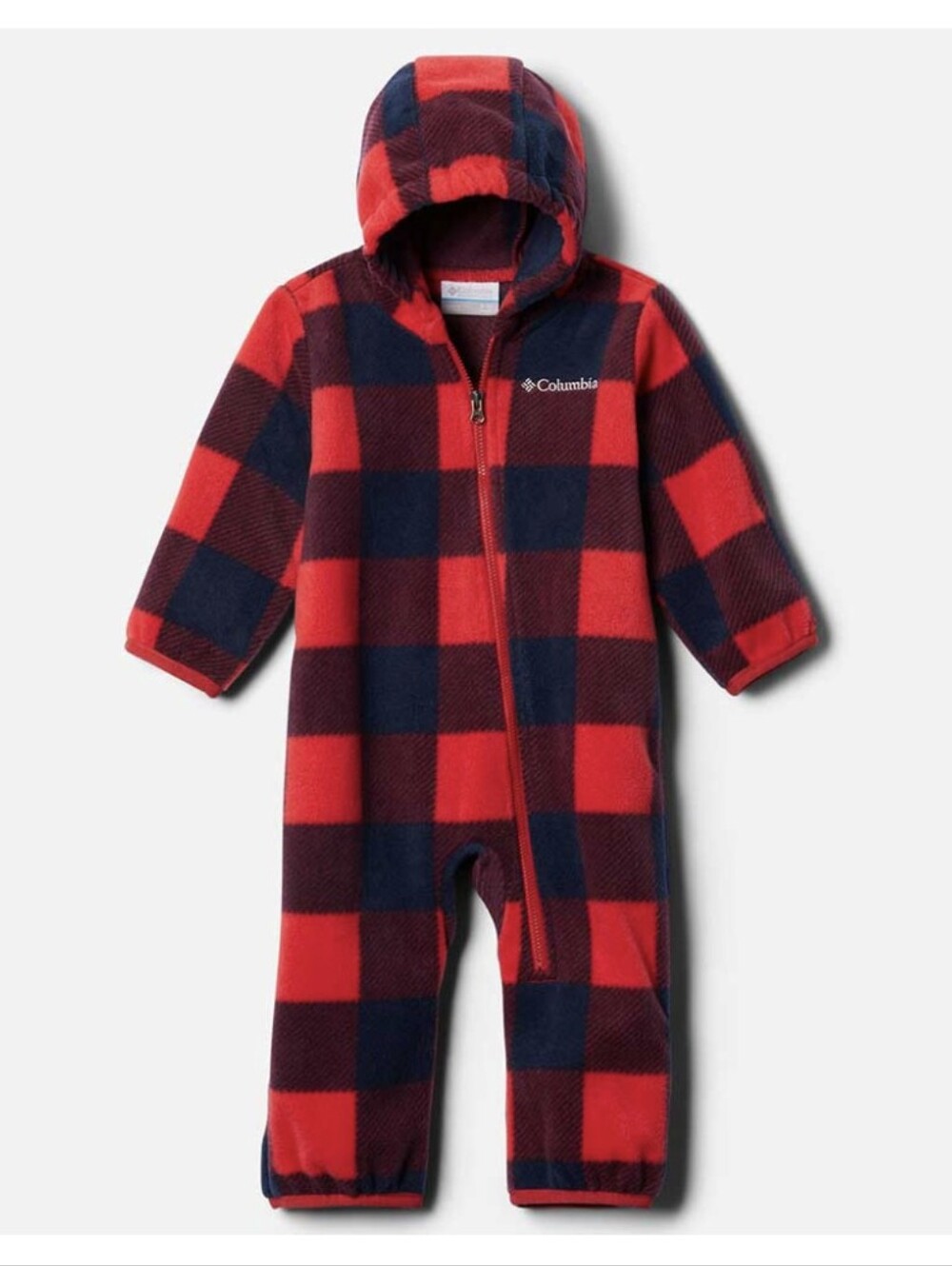 Columbia Snowtop II Mountain Red Check One-Piece | 18-24 Month